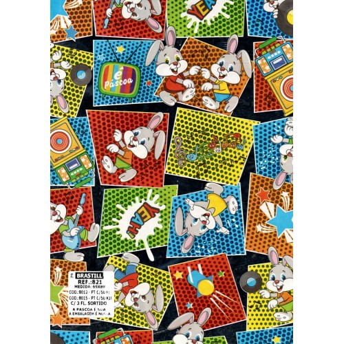 Poli Páscoa - 821 - 69cmx89cm